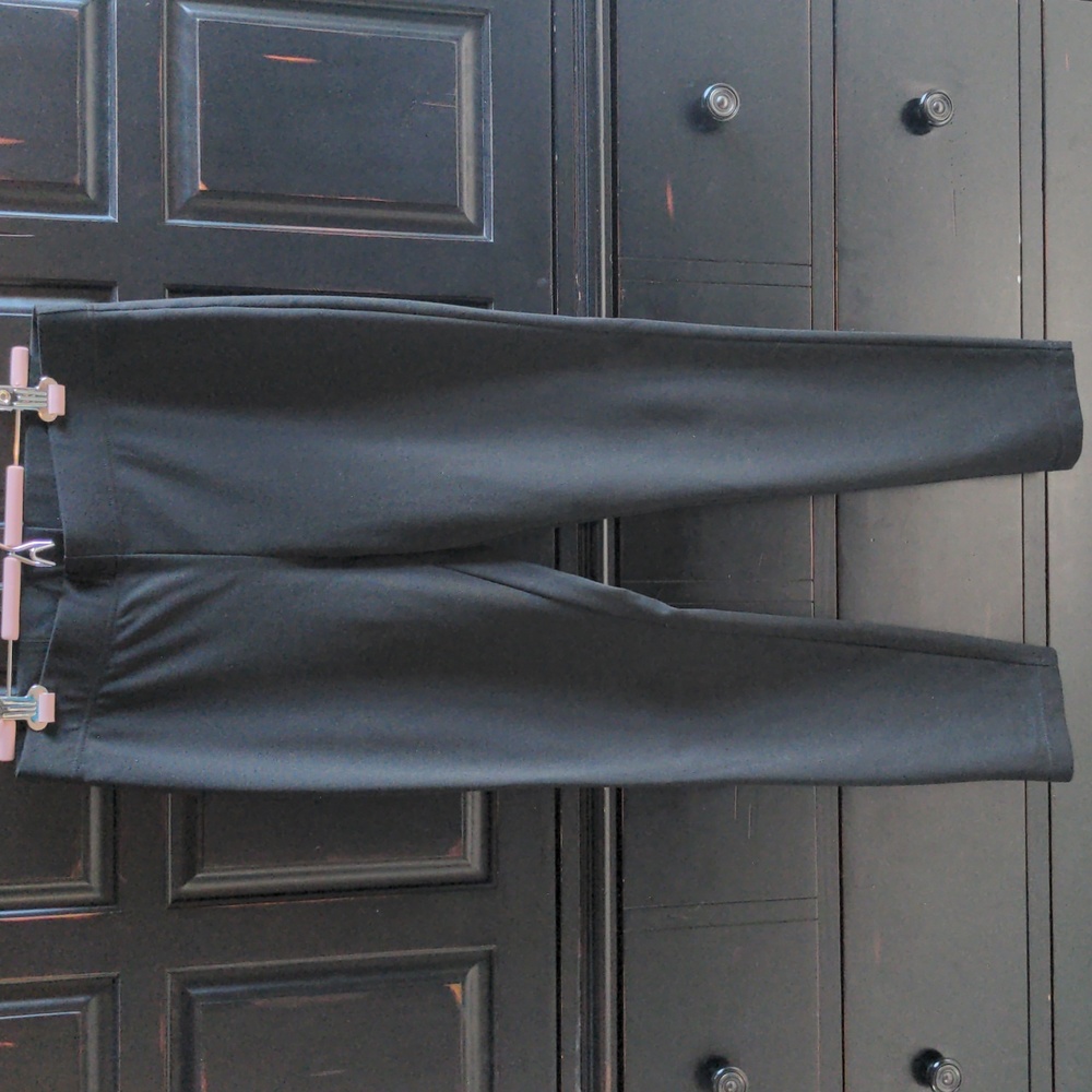 White House Black Market Black Leggings with Back Seam, M